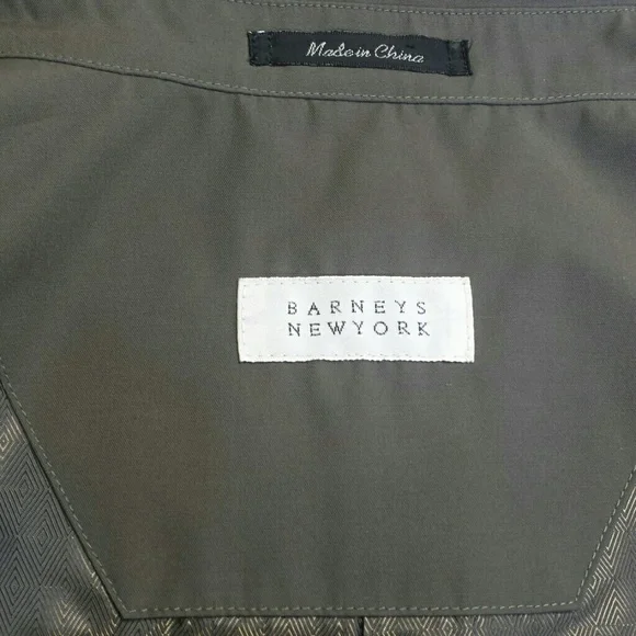 Barneys New York Rain Coat Olive XL